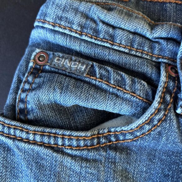 Cinch Jeans Slim Fit Jenna Size 27 Blue Denim Comfort Stretch 5 Pockets - Picture 4 of 14